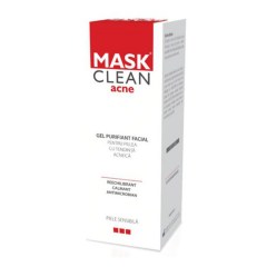 Mask Clean Acne gel purifiant facial, 150 ml, Solartium Gel purifiant Mask Clean acne 150ml